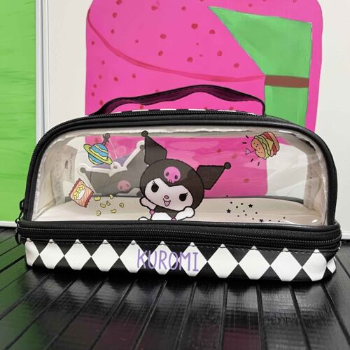 三丽鸥卡通双层铅笔盒大容量