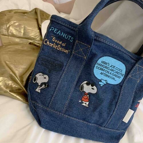 牛仔史努比托特包日系卡通