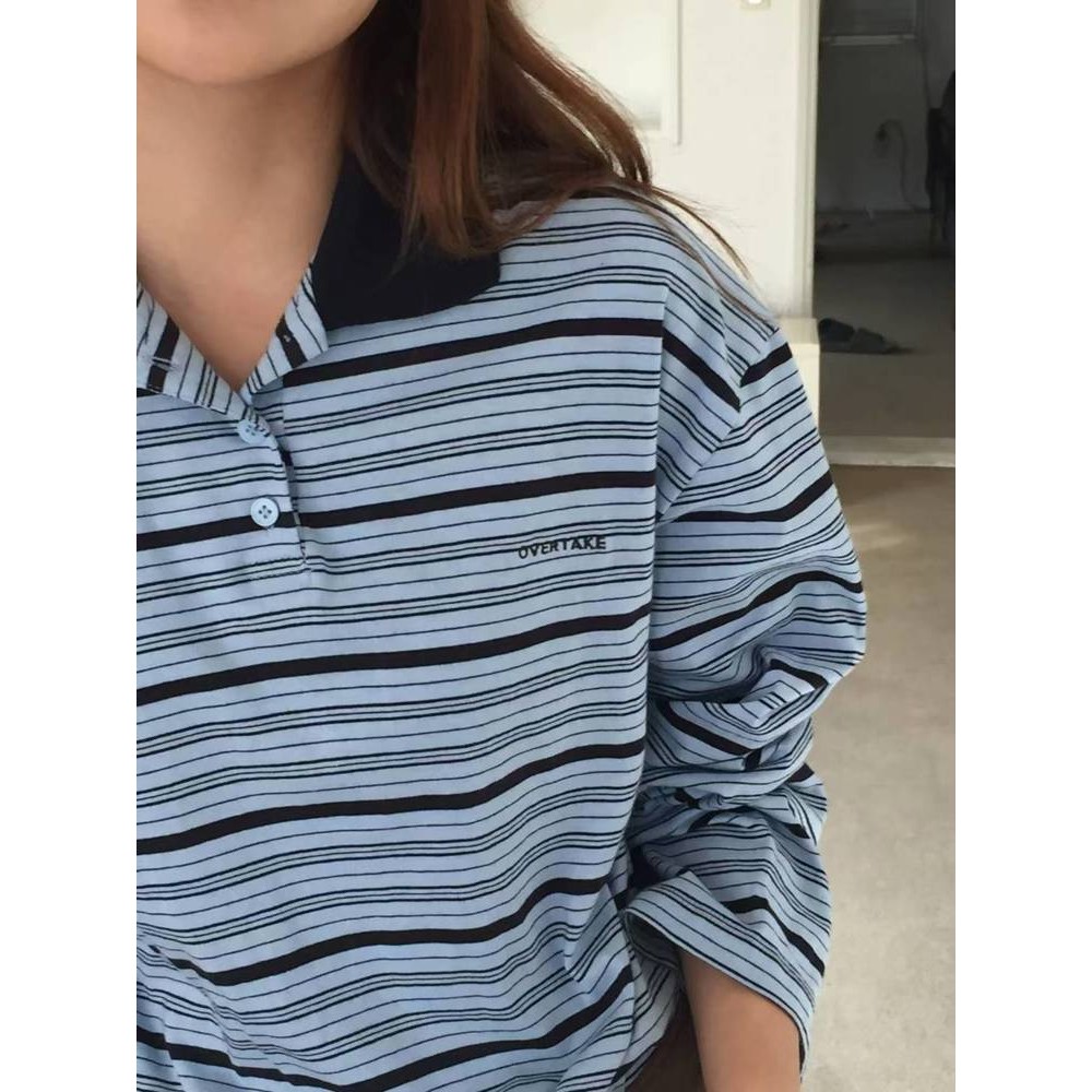 九1030韩国东大门t恤区OVERTAKE-8683091通勤复古纯色气质正品