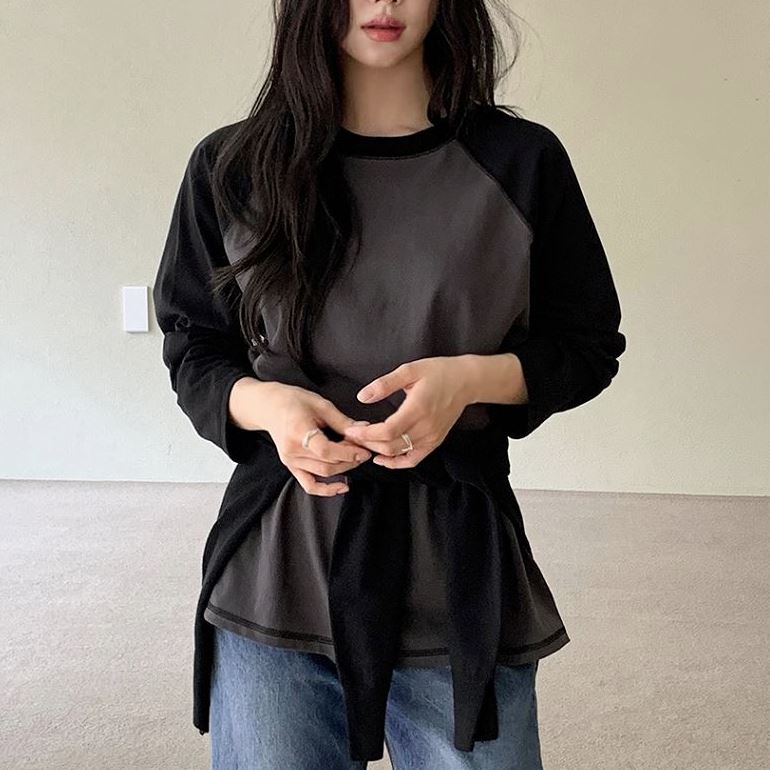 六1004韩国正品flymode-l-26383 T恤区直邮英伦人气流行秋季瑞丽