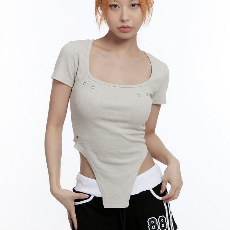 六0628韩国正品lewkin--M-91BJY T恤区秋季知性通勤炸街纯色清新