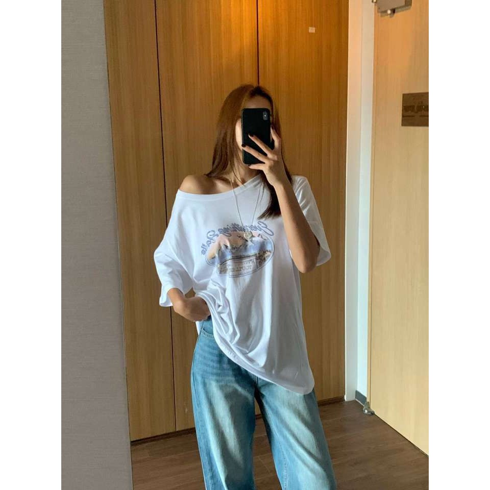 九0918韩国东大门t恤区OBSESS-8647090人气瑞丽秋季大气通勤独特