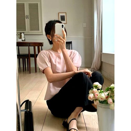 九0708韩国东大门东大门爆款女装上衣区on-ni-8770029独特春季