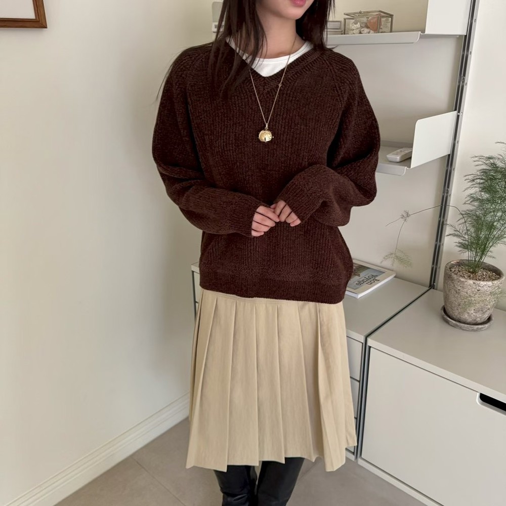 九0930韩国东大门毛衣区THEABLE-8658997通勤档口纯色原宿正品