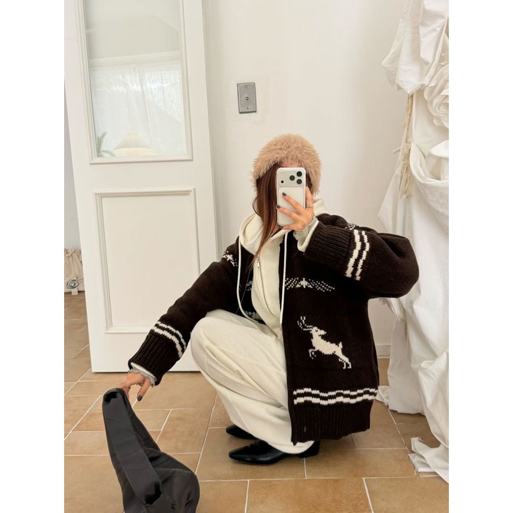 九1123韩国东大门针织衫区BETTER-8708505舒适甜美英伦秋冬原宿