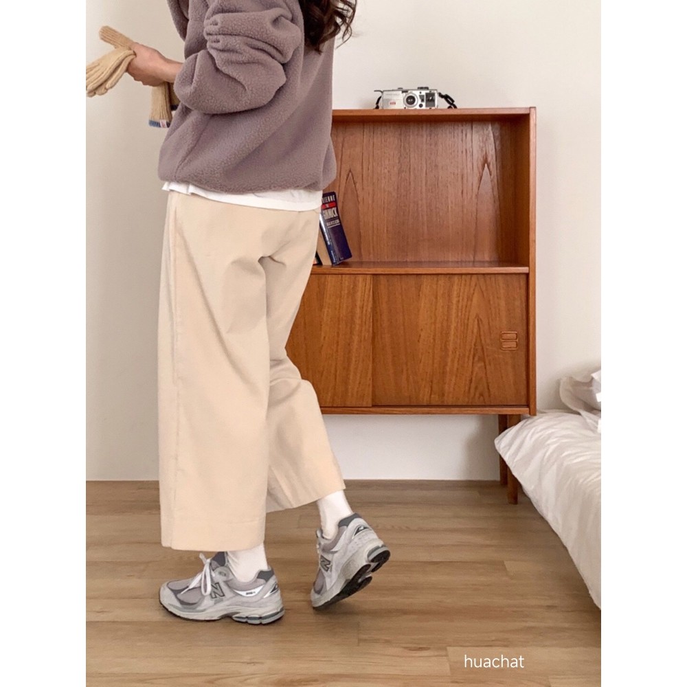 九1030韩国东大门休闲长裤区nomad-8684402简洁秋季街头通勤复古