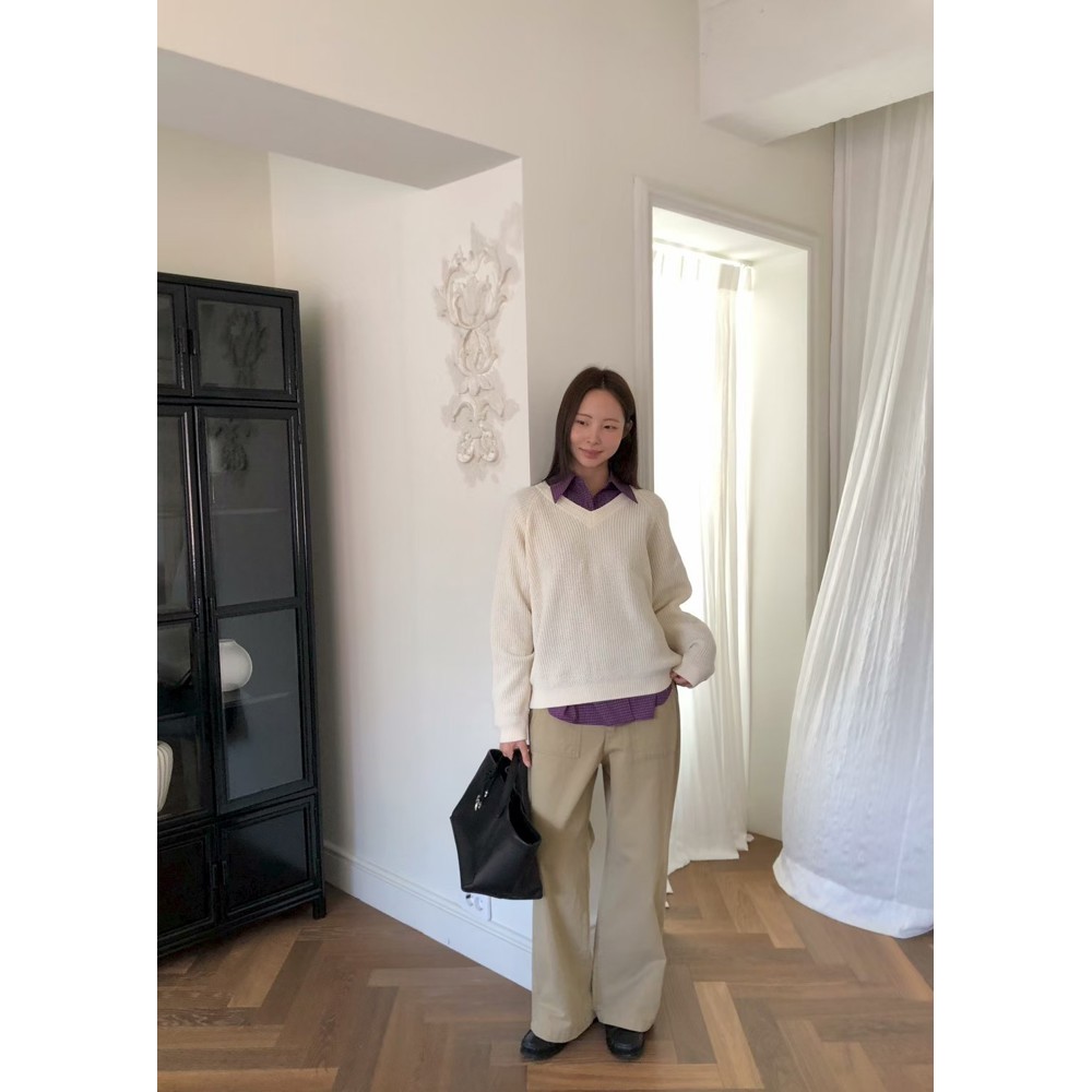 九0930韩国东大门毛衣区THEABLE-8659001冬季个性正品洋气休闲