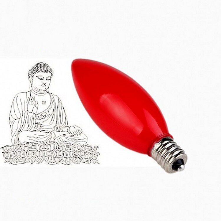 부의 신 램프 GUANYIN 램프 LED 전구 에너지 절약 램프 공급 램프 연꽃 램프 빨간색 전기 촛불 램프 부처님 램프 액세서리 특별