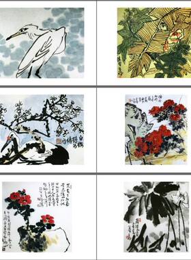 【凯思教育】右脑开发杜曼早教闪卡百科卡_认知中国名画 李苦禅