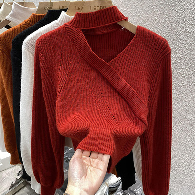 半高领打底毛衣女冬季加厚