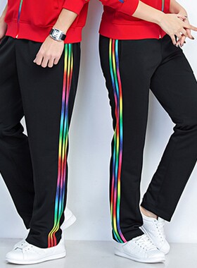 宽松大码南韩丝休闲长裤透气薄款