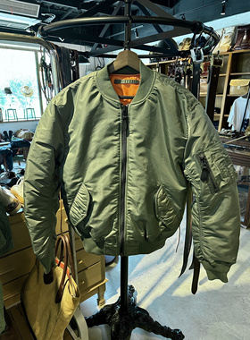 出口日单羊毛内里版ma1飞行服夹克男女同款防风保暖棉服棒球服潮