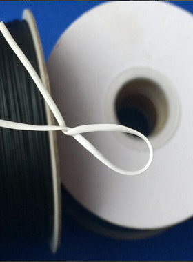 包胶PE 0.55黑色自动扎线机 扎线   椭圆形扎带1000米 足米