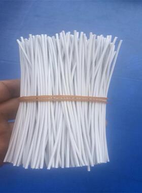 黑色圆形扎线白色镀锌铁丝透明软扎带1.0MM5cm以上塑胶钢丝绑扎线