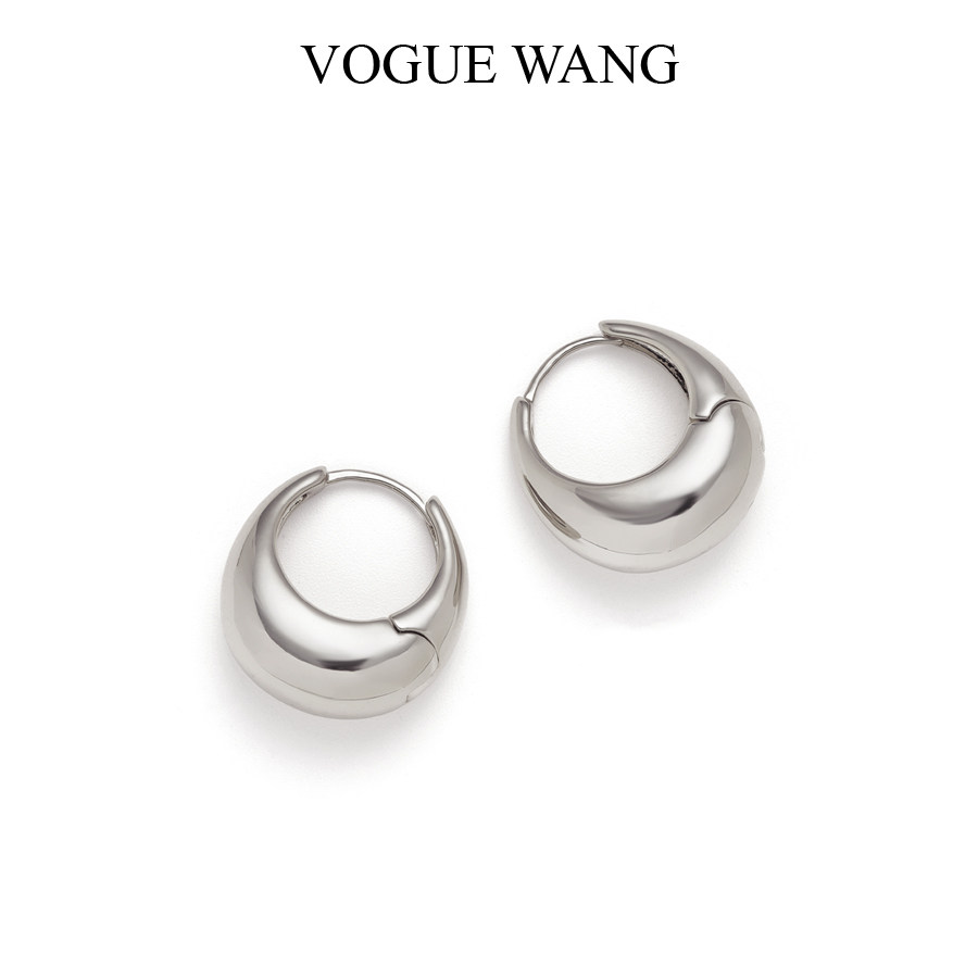 VOGUEWANG白百何纯银同款耳环