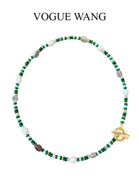 CHICWANG天然彩色宝石串珠项链