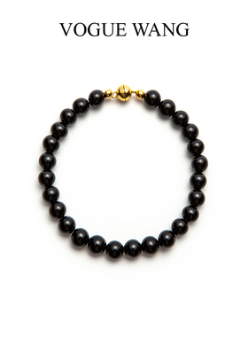 VOGUEWANG天然玛瑙国风串珠手链