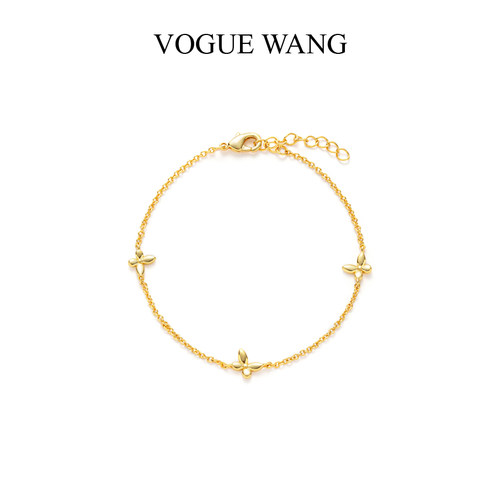VOGUEWANG好运小蝴蝶细手链