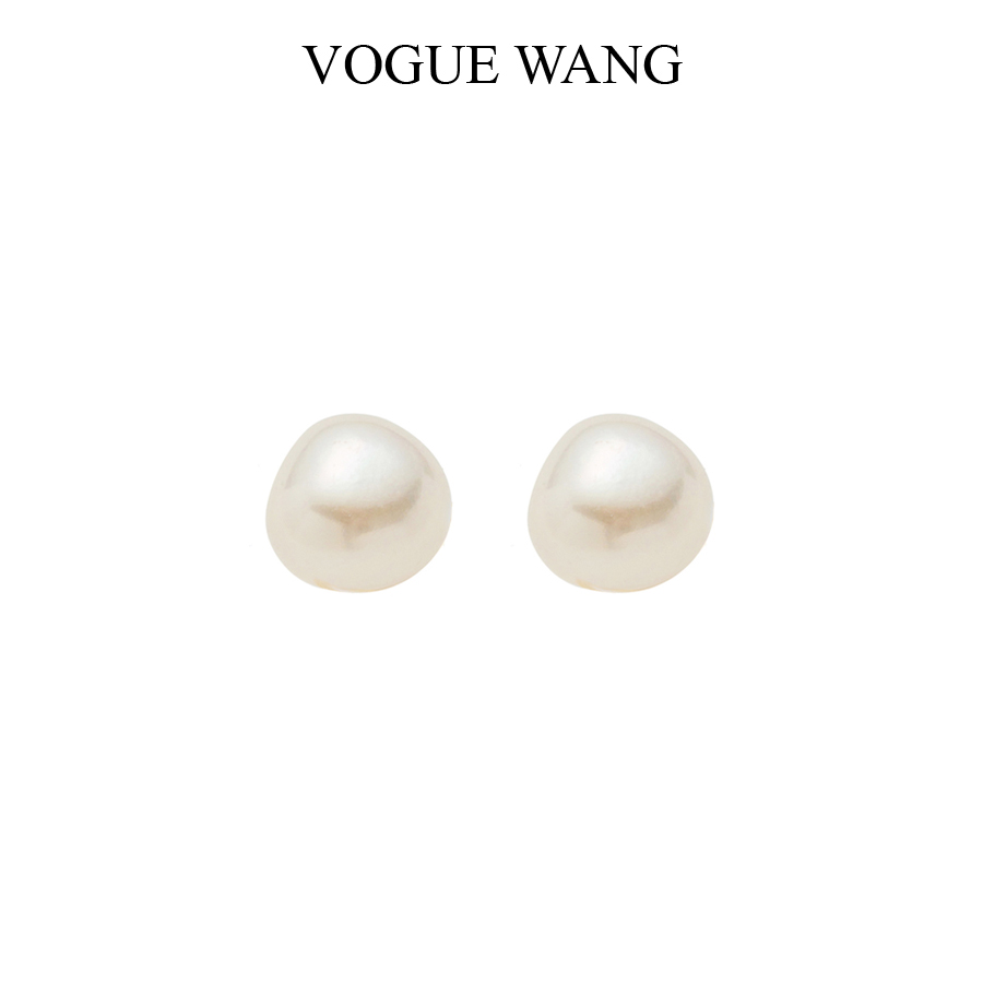 VOGUEWANG经典百搭通勤银耳钉