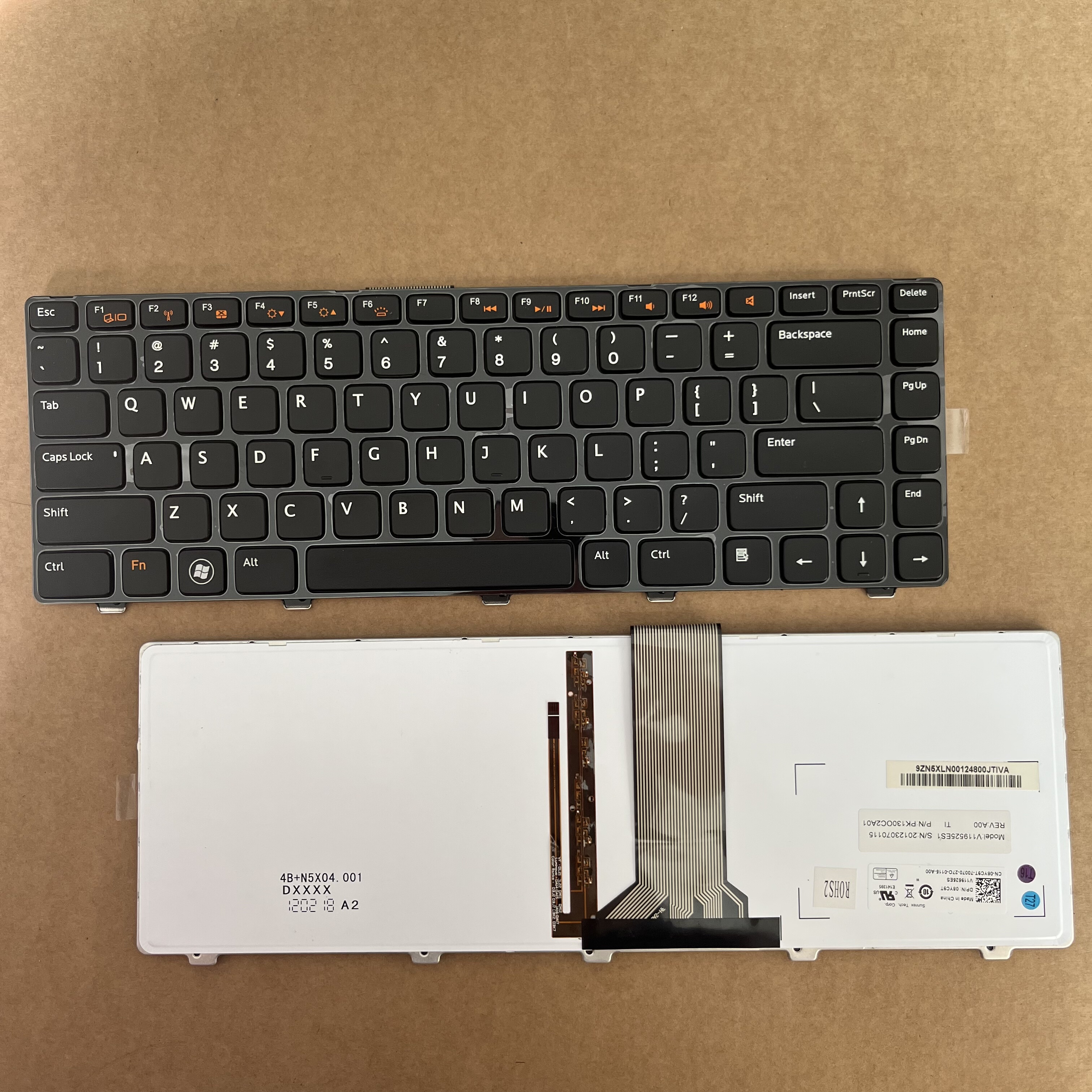 适用DELL背光V131 V3450 3550 N4110 XPS15 L502 S L502X 15R键盘