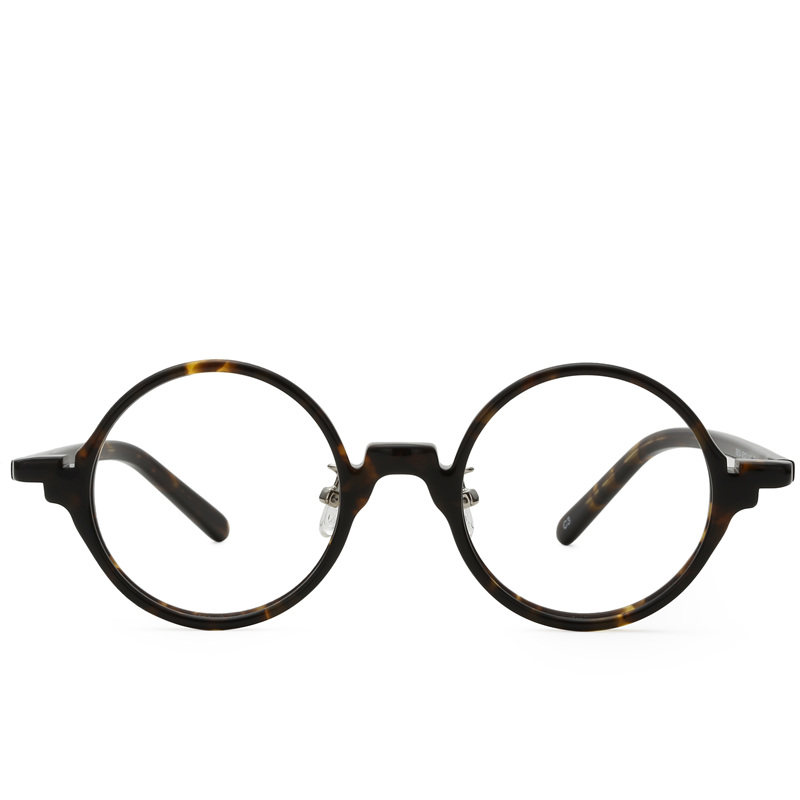 柠檬镜复古日本手工小圆框近视眼镜个性男女民国风全框板材平光镜