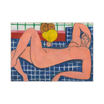 野兽派临摹世界名画手绘油画马蒂斯HenriMatisse印象派粉红色裸妇