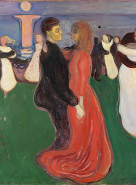 Edvard Munch名画爱德华蒙克生命之舞复制品人物世界名画表现主义