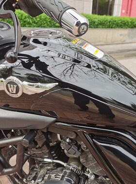 适用于豪爵TR300油箱贴摩托车改装防滑鱼骨贴加厚防水蹭刮花耐磨/