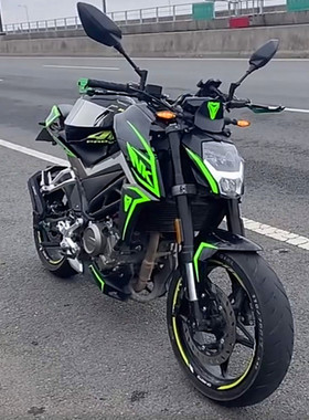 适用春风摩托车反光贴车身拉花250NK油箱反光贴NK250荧光字母贴花