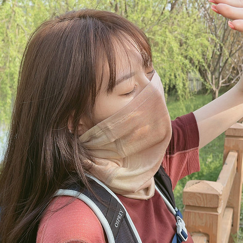 丝光美利奴羊毛凉感透气围脖