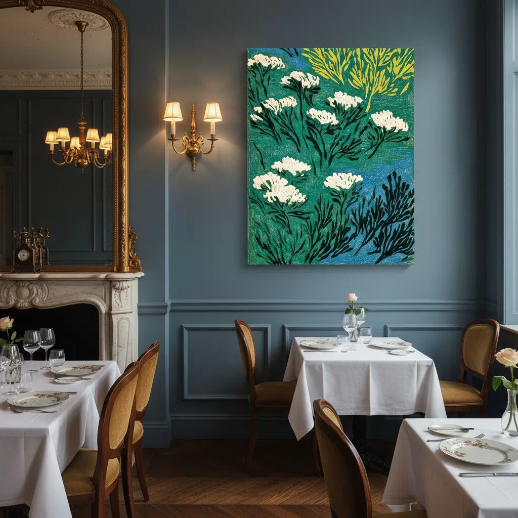 CEESHEZ希瑟 原创装饰挂画植物治愈艺术风景画高级卧室玄关摆挂画