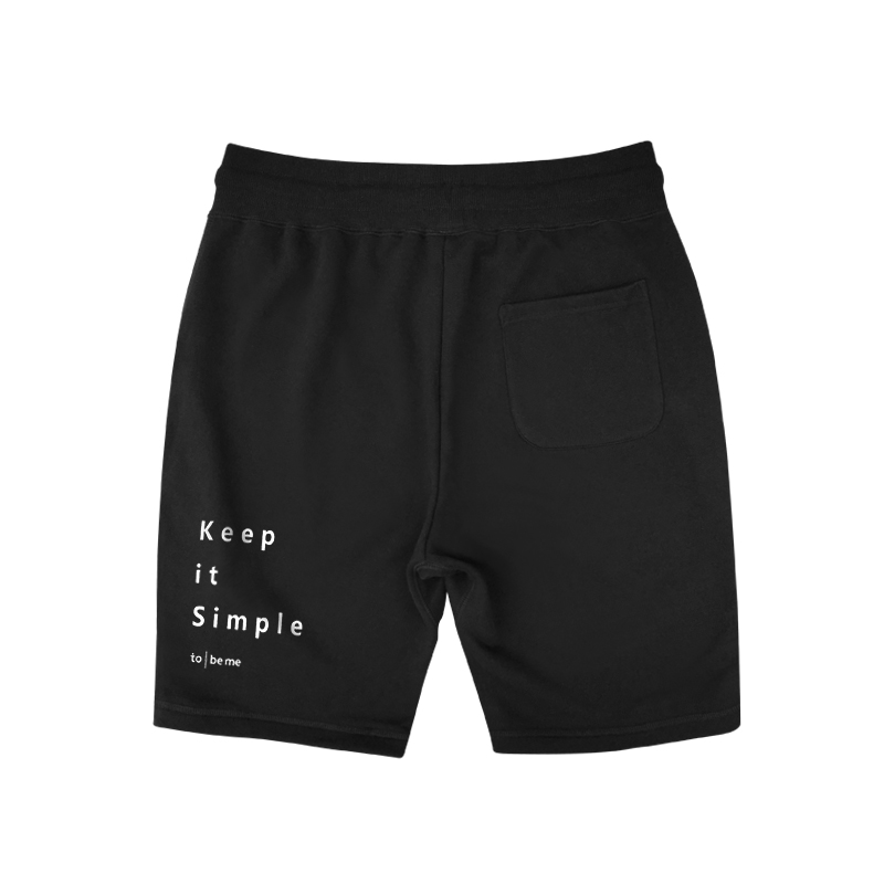 原创设计男款字母印花五分裤