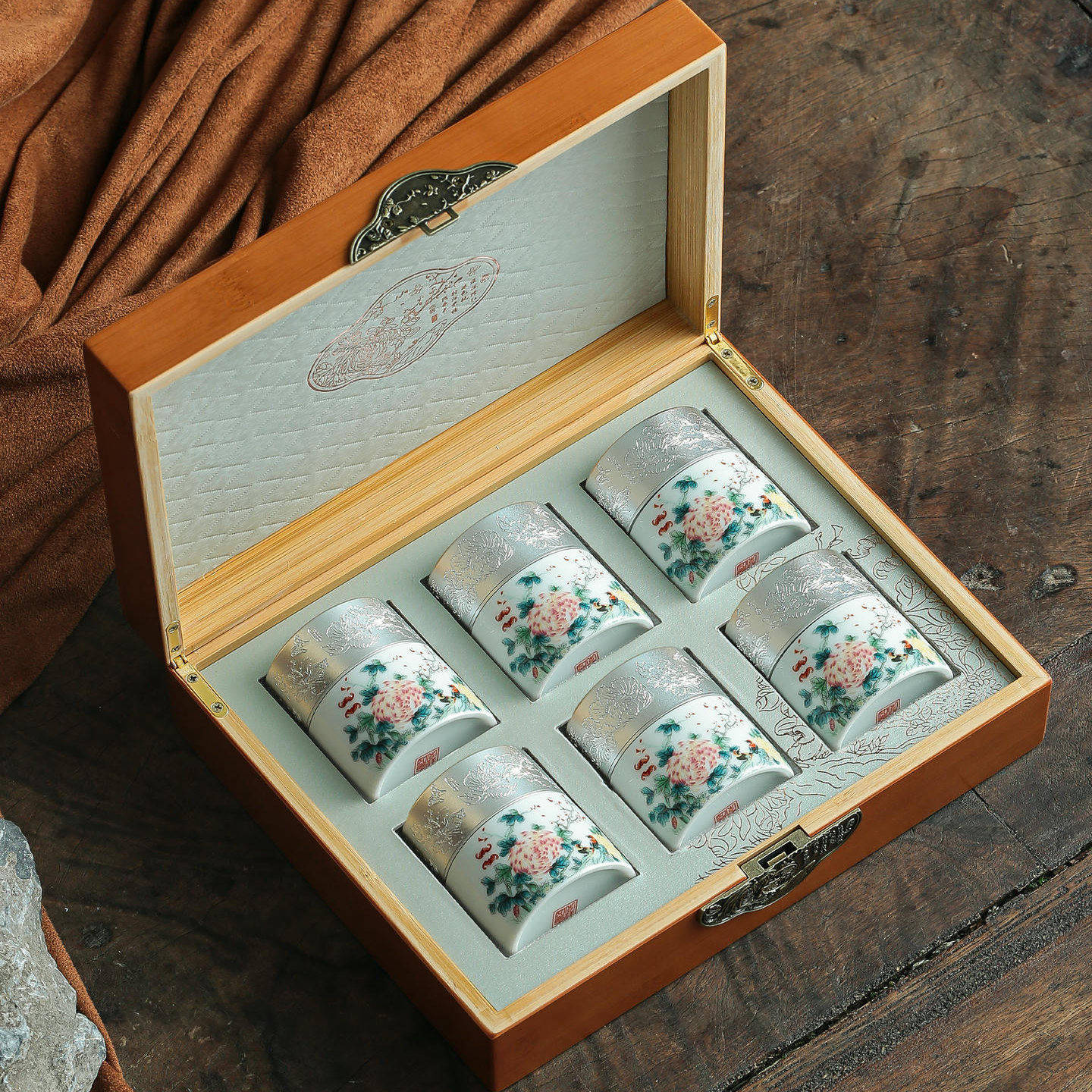 新款陶瓷罐小罐茶马头岩牛栏坑肉桂白毫银针高端茶叶包装礼盒空盒,包装,茶叶包装,淘宝优惠券,粉丝福利购,淘宝优惠卷