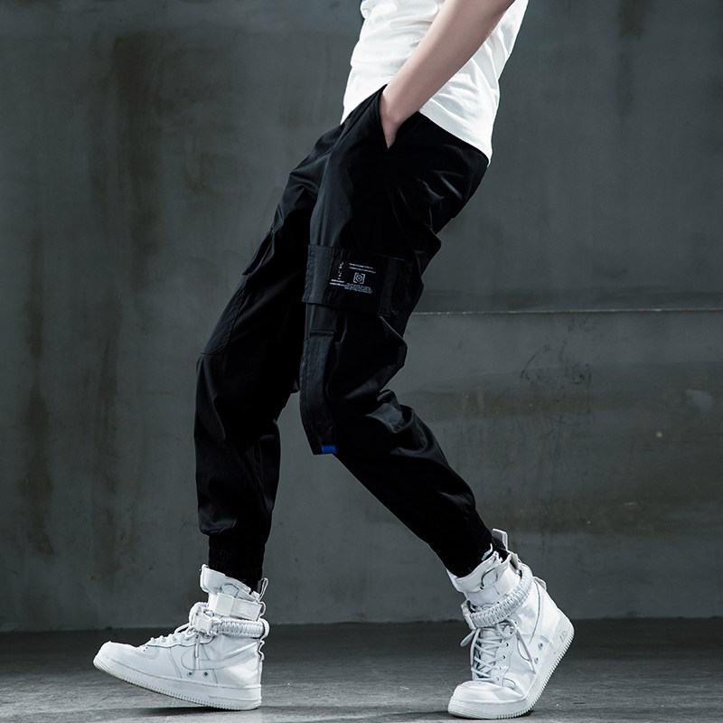 Hi Street 2019 Spring trousers new pattern Harbor Wind cargo Overalls Chaopai Casual pants Easyin the Men's clothing, Casual pants  category - from Buy2taobao.com to provide professional Taobao agent buy service
