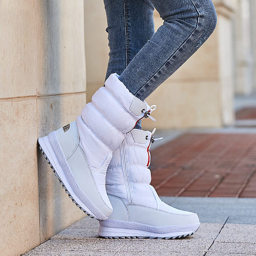 东北旅行寒度加厚羊绒雪地靴