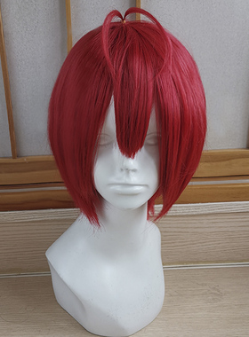 清仓特价】扭曲仙境riddle红皇后 msn红色收脸cosplay假发短发