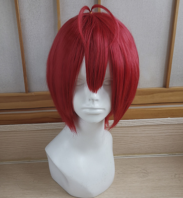 特价】扭曲仙境riddle红皇后 msn红色收脸cosplay假发短发