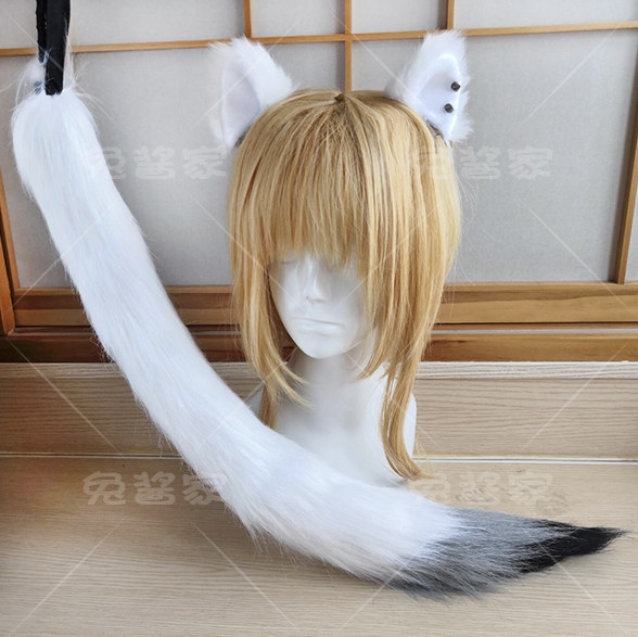 明日方舟白雪cos耳朵cos尾巴定做