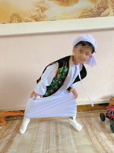 儿童少数民族女童回族表演服男童新款网红同款新疆维吾尔族服装