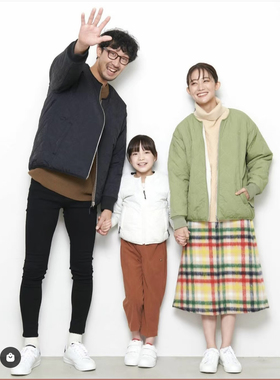 日单潮牌Arnold palmer小雨伞仿羊羔绒尼龙两面穿夹克棉服男女款