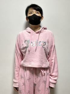 欧美单jc女士法兰绒加厚保暖卫衣卫裤套装外穿家居均可吊牌58美元