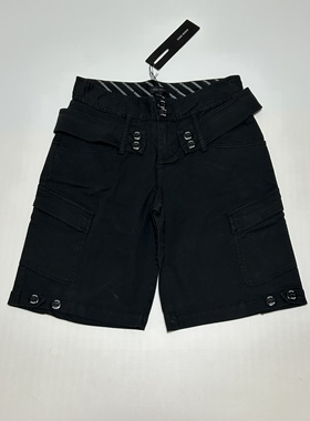 专桂牛货WM家女士全棉四面微弹力休闲短裤