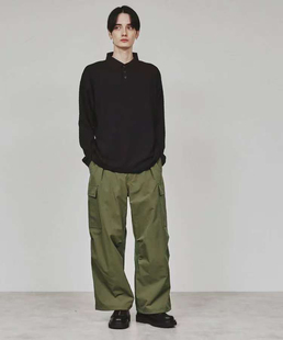 日单贵牌菊池武夫tk夏季薄款机能宽腿休闲裤防晒吸湿速干拉伸男女