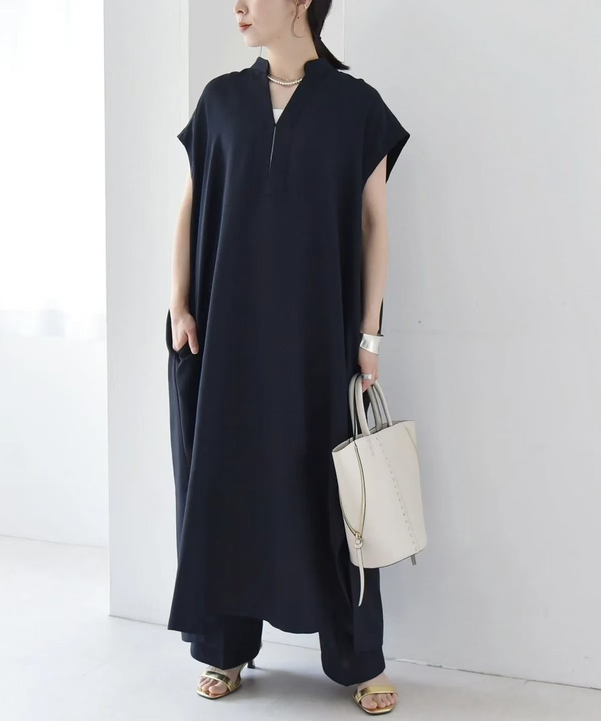 日单贵牌quaranciel女士高级感连衣裙裤子套装官网16000日币