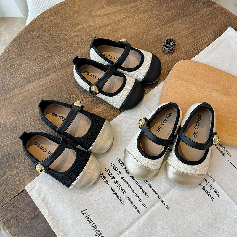 儿童小香风单鞋2026年春秋新款小童宝宝拼色公主鞋韩版百搭小皮鞋,童鞋/婴儿鞋/亲子鞋,皮鞋,淘宝优惠券,粉丝福利购,淘宝优惠卷