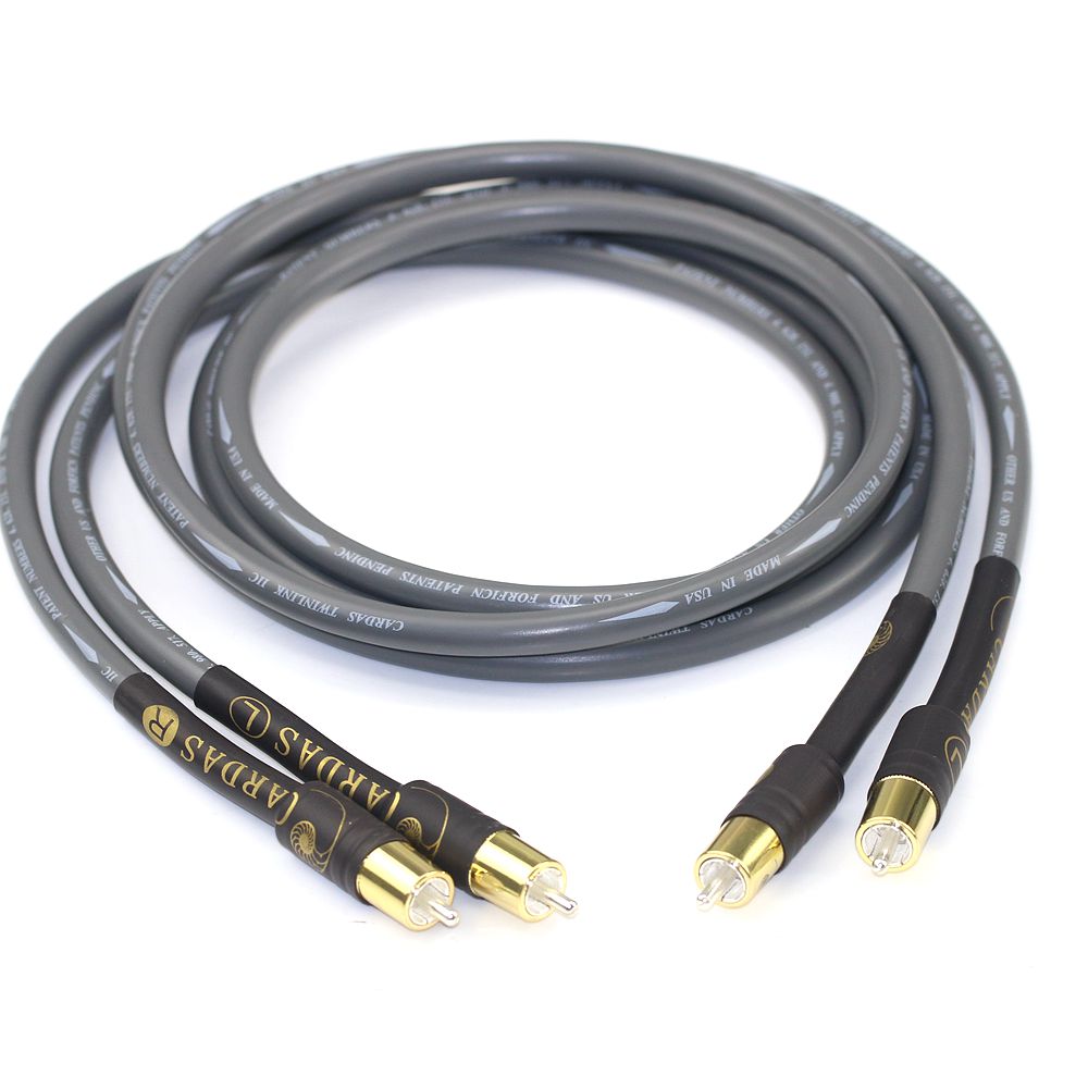 卡达斯音频信号线镀金RCA