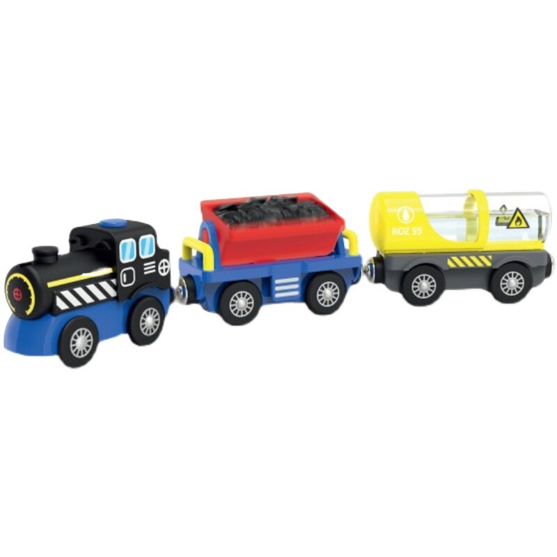 MYKAFORT KIDS WOODEN TRACK EDUCATIONAL TOY SIMON ENGINEERING SET 91007