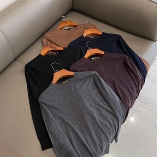 男士 真丝羊毛圆领针织衫 BI备 款 毛衣 经典 V5089