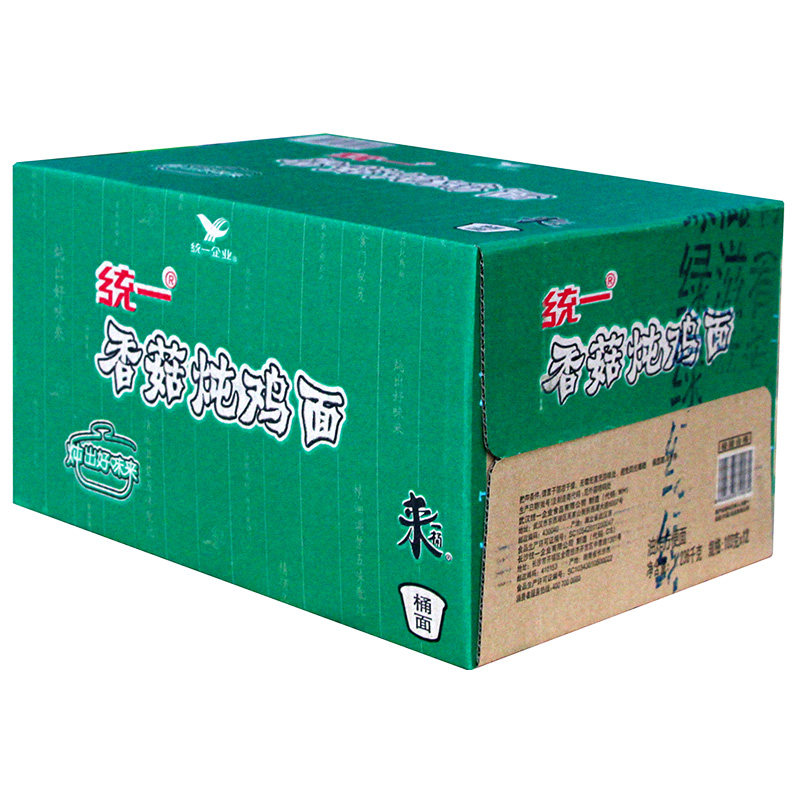 统一来一桶香菇炖鸡面桶装方便面 整箱12桶 全国包邮