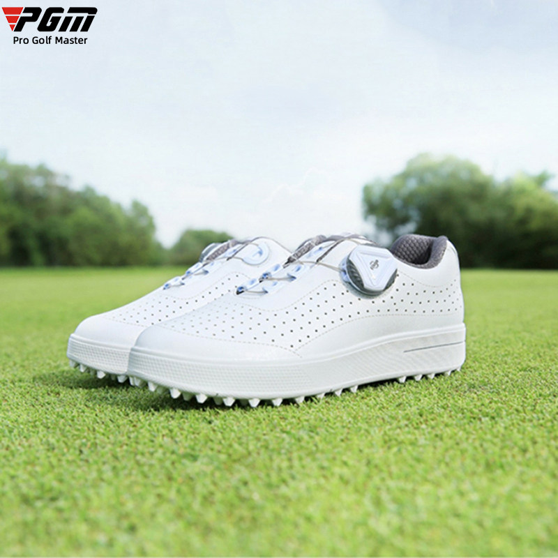 PGM儿童高尔夫球鞋青少年男童女童鞋子透气孔设计中小学生运动鞋